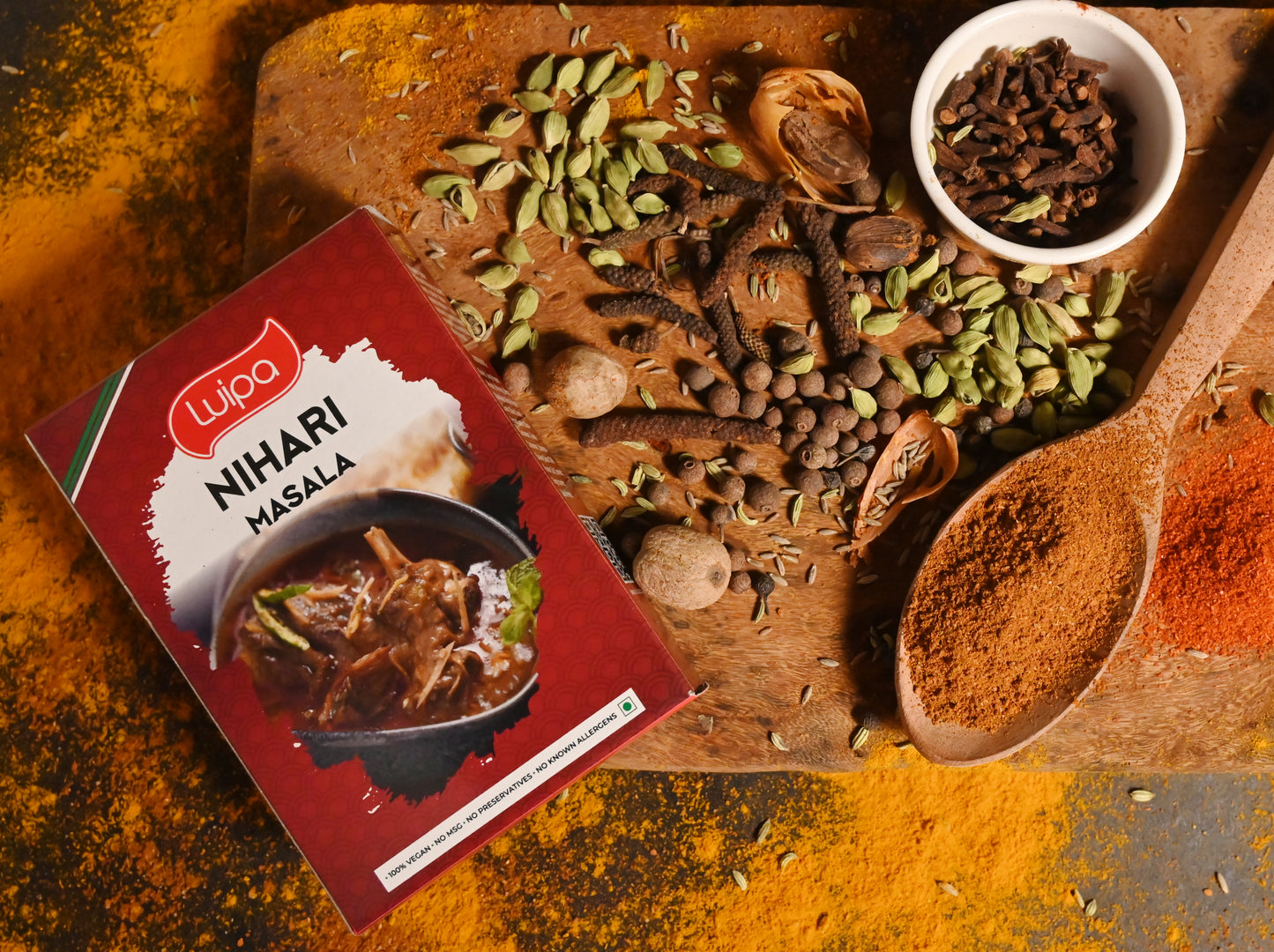 Luipa Nihari Masala, 100% Vegan, No MSG, No Preservatives, No Known Allergens 50g