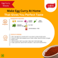 Luipa Egg Curry Masala, 100% Vegan, No MSG, No Preservatives, No Known Allergens 50g