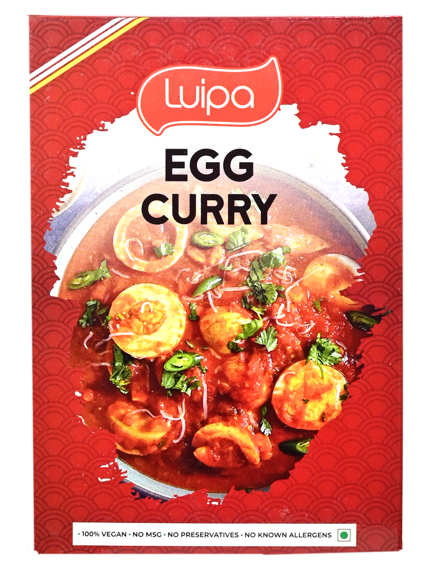 Luipa Egg Curry Masala, 100% Vegan, No MSG, No Preservatives, No Known Allergens 50g