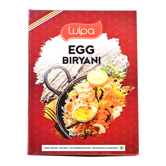 Luipa Egg Biriyani Masala, 100% Vegan, No MSG, No Preservatives, No Known Allergens 50g